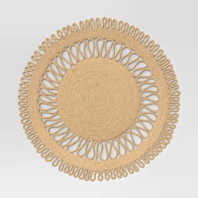 Jute Decorative Charger Brown - Threshold™ | Target