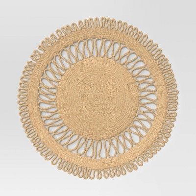 Jute Decorative Charger Brown - Threshold™ | Target