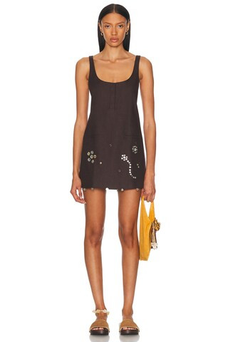 SIEDRES Alites Dress in Chocolate | FWRD 