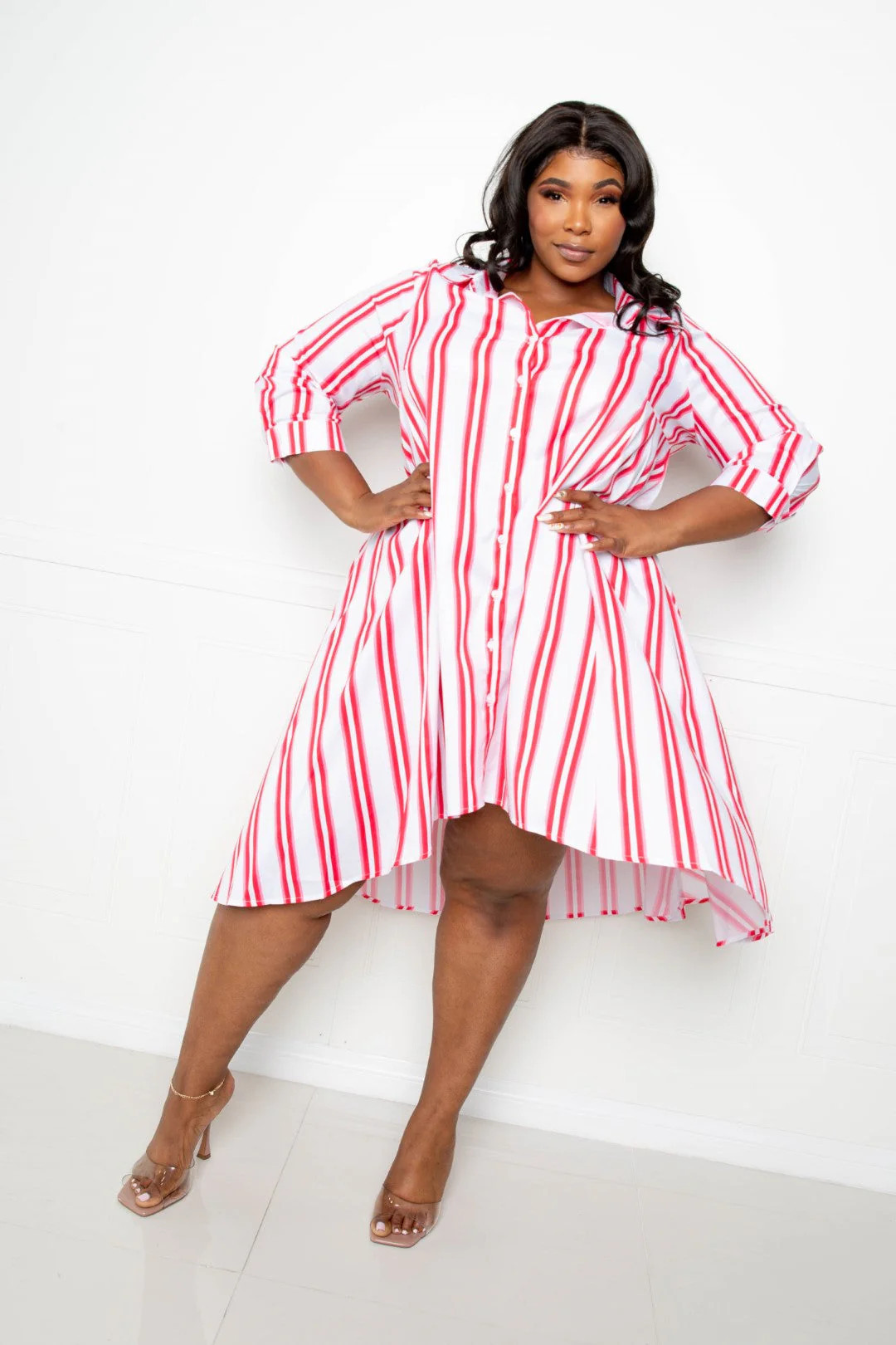 Stripe Shirt Dress | Shop Simon