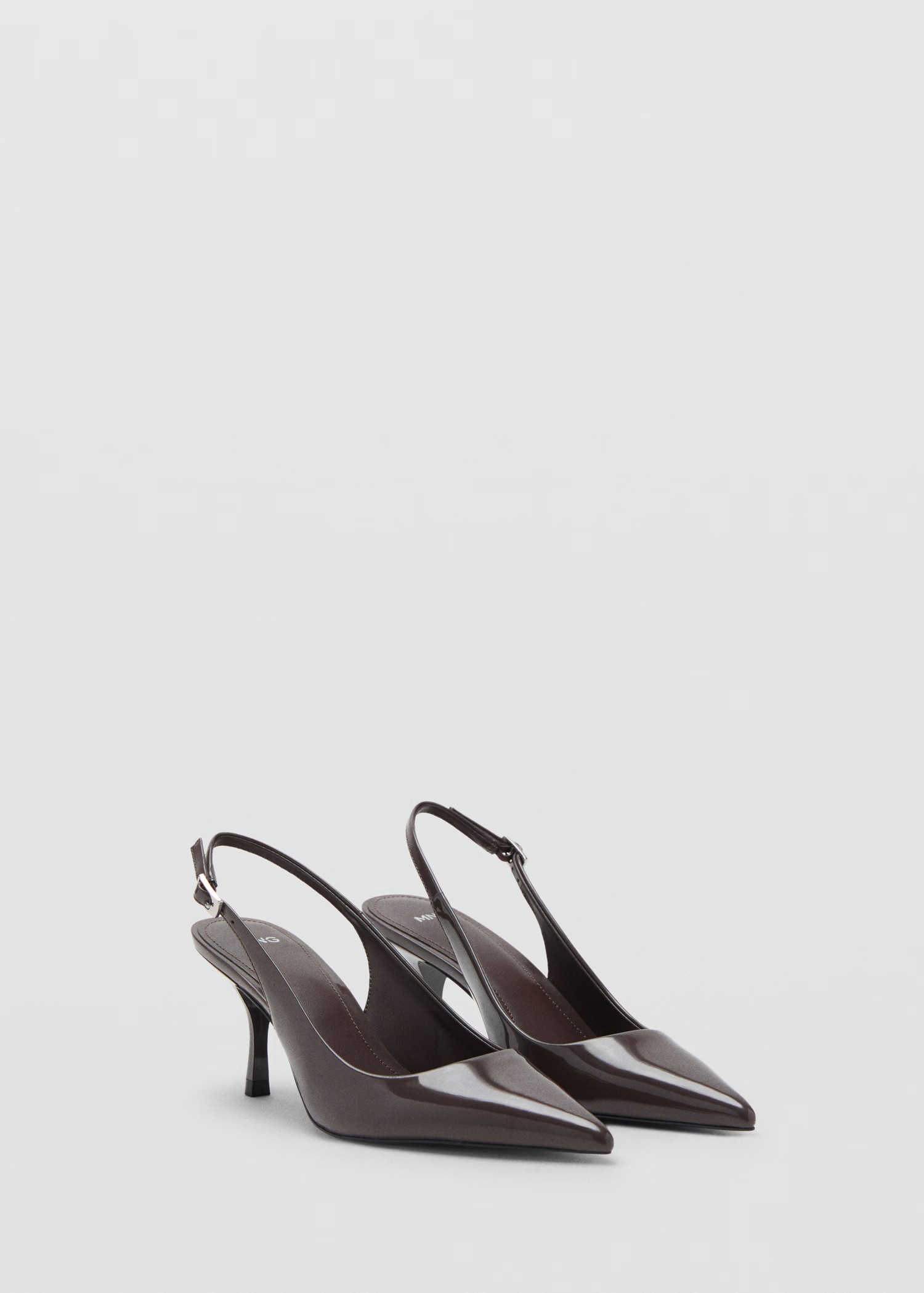 Patent heeled shoes | MANGO (UK)
