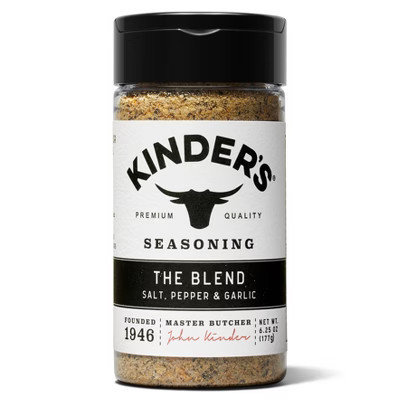 Kinder's The Blend Salt Pepper and Garlic Seasoning Mix - 6.25oz | Target