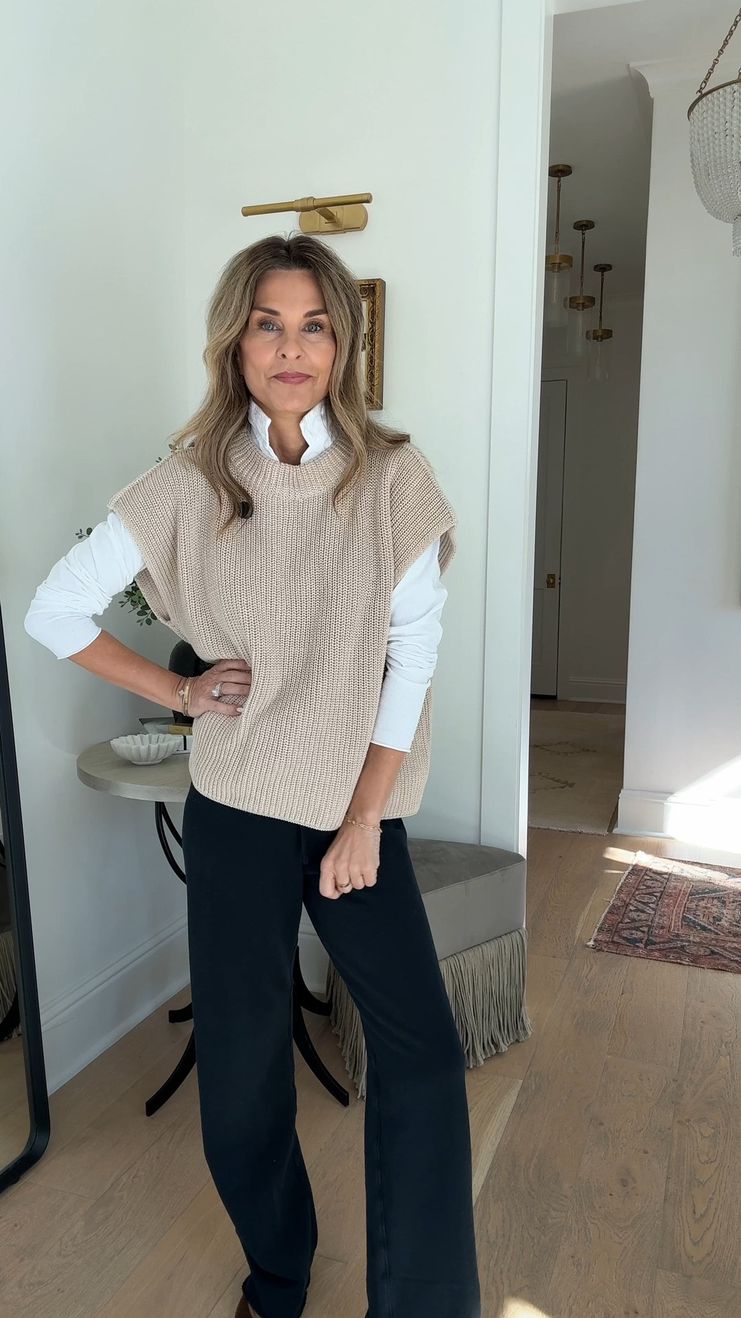 Frank & Eileen new arrivals // 
-Bond boyfriend blazer: wearing small, I need XS. Order your true size, plenty of room for layering
-Scotland getaway set with micro corduroy: wearing XS. I’m 5’6’’.
-Montecito knit vest size XS. 
-Catherine 29 inch full length sweatpants size XS

@frankandeileen #frankandeileenpartner #wearloverepeat 


#LTKOver40 #LTKStyleTip #LTKTravel