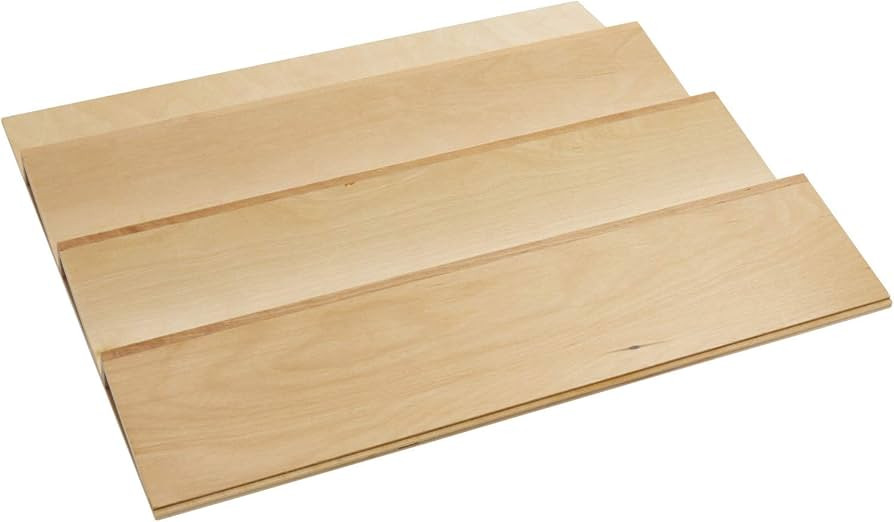 Rev-A-Shelf 22" 3 Tiered Seasoning Organizer, Trim-to-Fit Wooden Kitchen Draw and Cabinet Home St... | Amazon (US)