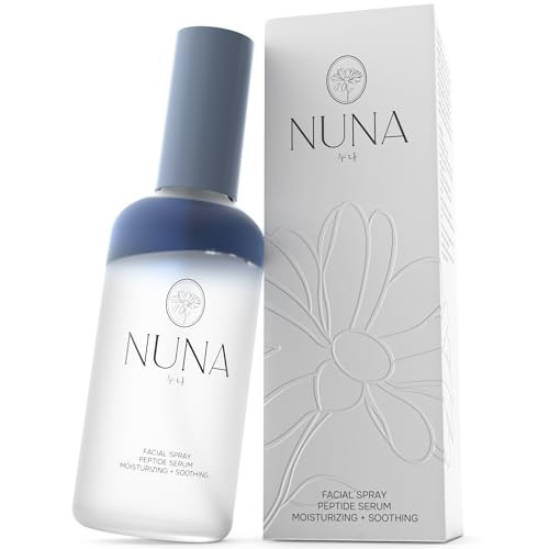 NUNA Ultra Hydrating Face Serum Spray with Peptides, Niacinamide, Hyaluronic Acid & Botanical Extracts – Korean Lightweight Moisture Boost Facial Mist & Setting Spray for Makeup – 3.38 fl oz | Amazon (US)
