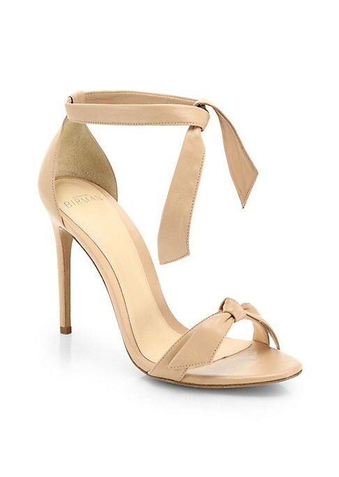 Clarita Leather Ankle-Tie Sandals | Saks Fifth Avenue