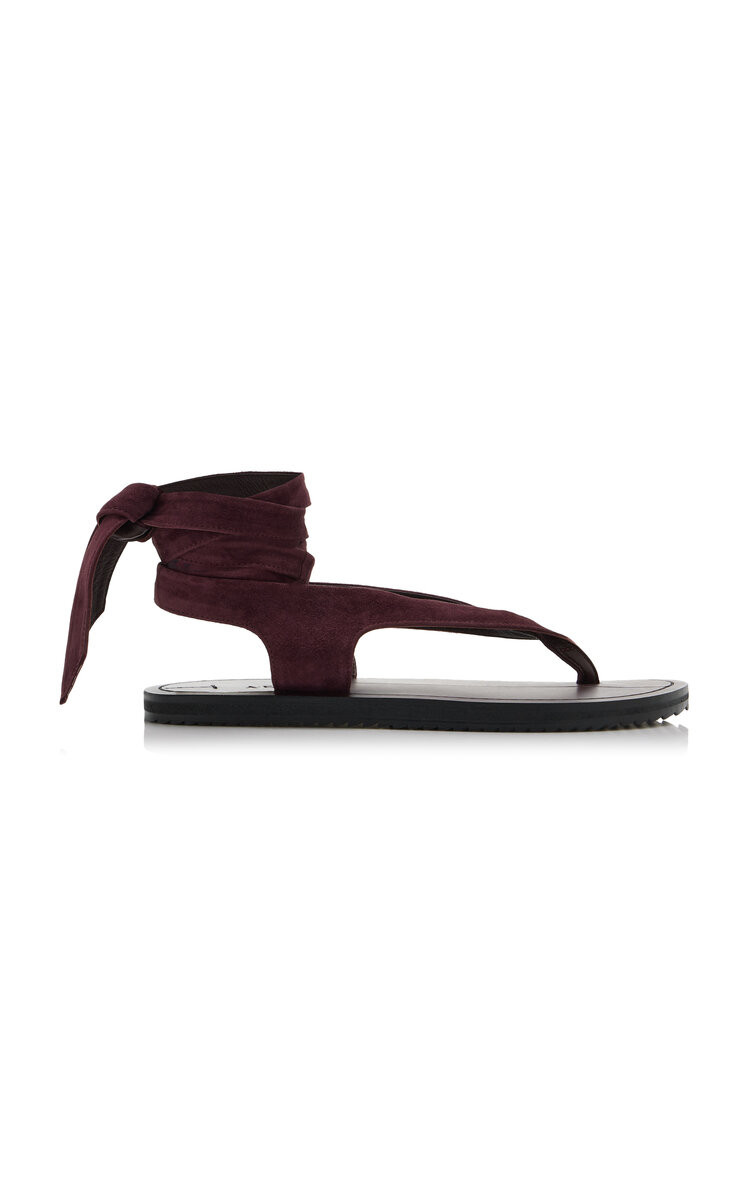 Elmer Lace-Up Suede Sandals By A.emery | Moda Operandi | Moda Operandi (Global)