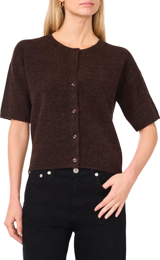 Vince Camuto Short Sleeve Cardigan | Nordstrom | Nordstrom