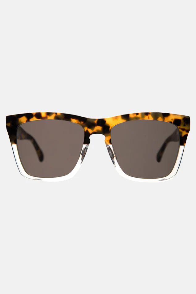 Los Feliz Sunglasses Half/Half Tortoise | Blue & Cream