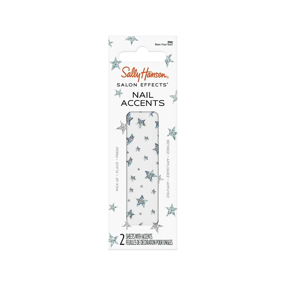 Sally Hansen Pride Salon Effects Perfect Nail Accents, Bare Your Soul, Non-Damaging, Easy to Appl... | Amazon (US)