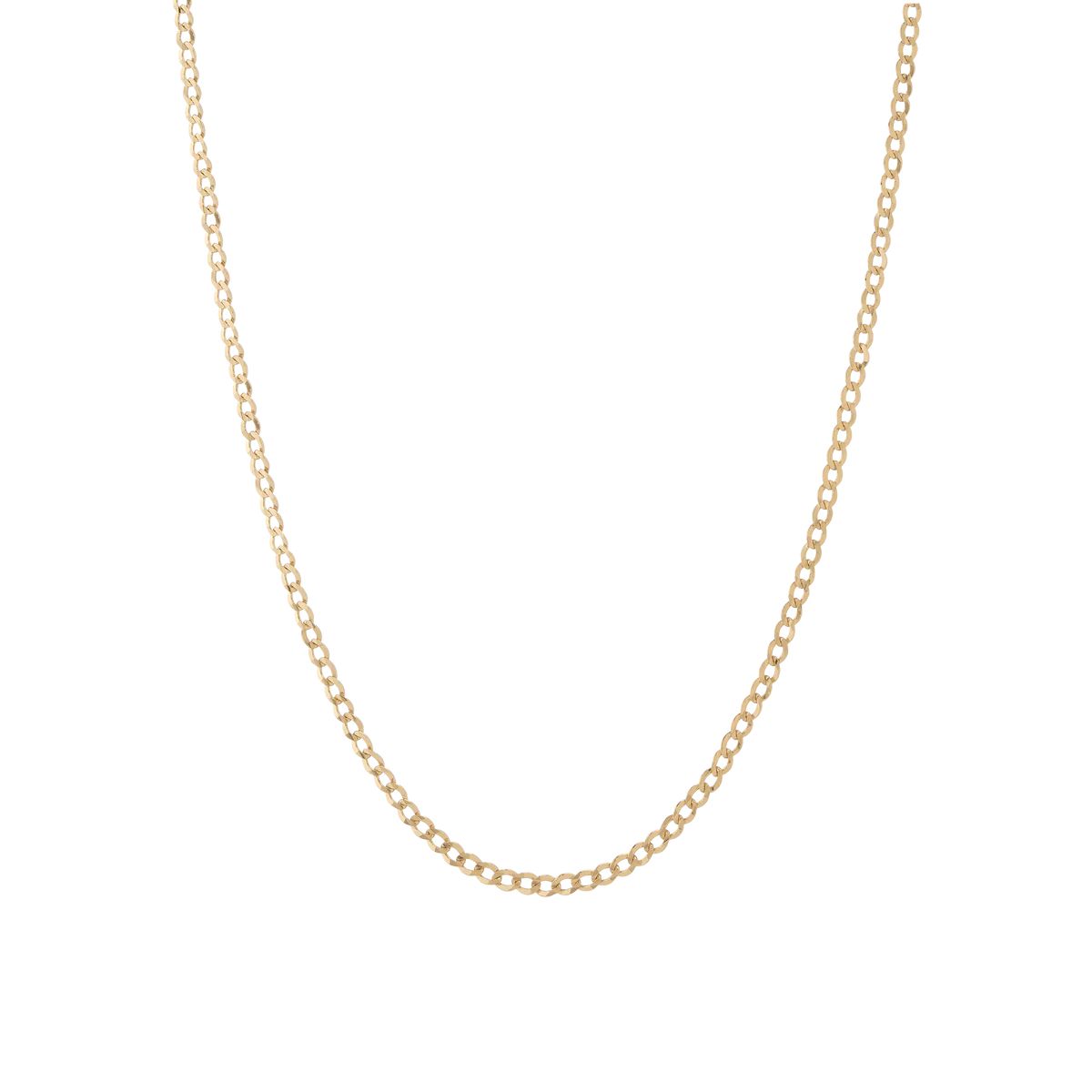 Medium Gold Curb Chain Necklace | AUrate New York