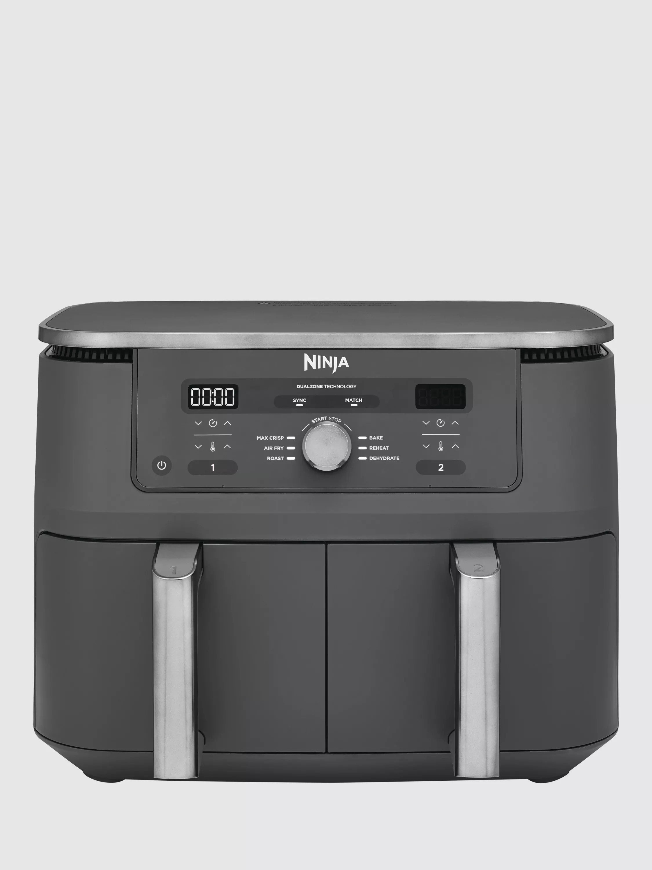 Ninja DZ400UK Dual Zone Air Fryer, 9.5L, Grey | John Lewis (UK)