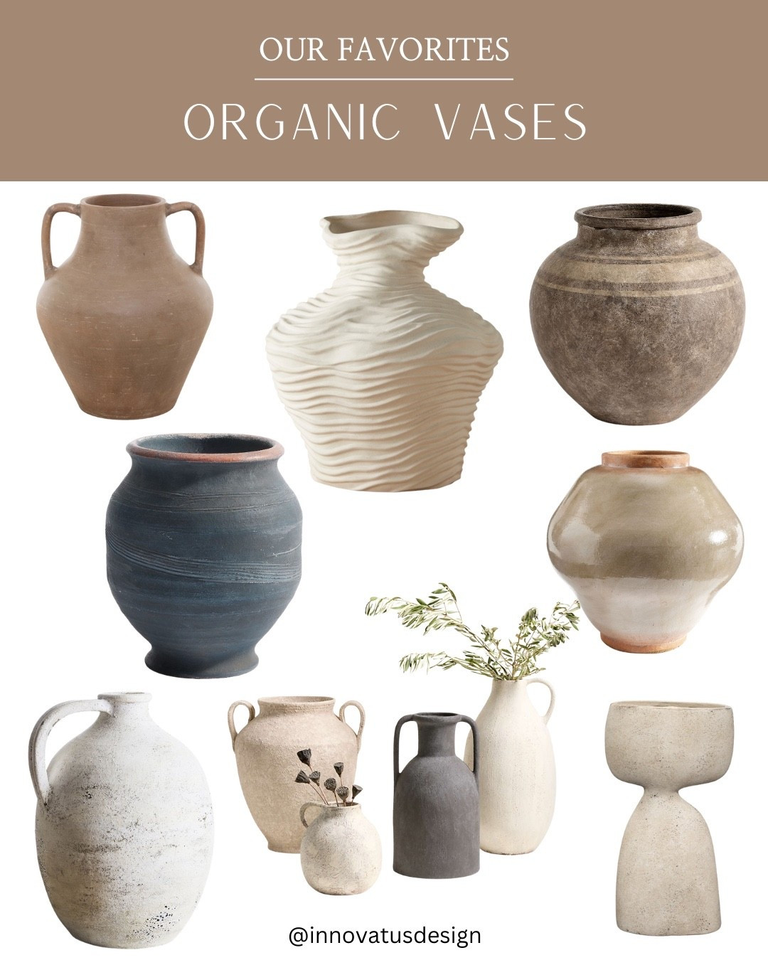 Add an organic vase to your home to add texture and neutral color into a space. Organic vases are perfect for using on kitchen islands, console tables or styling a sideboard! Which organic vase is your favorite?

#LTKFindsUnder100 #LTKFamily #LTKHome