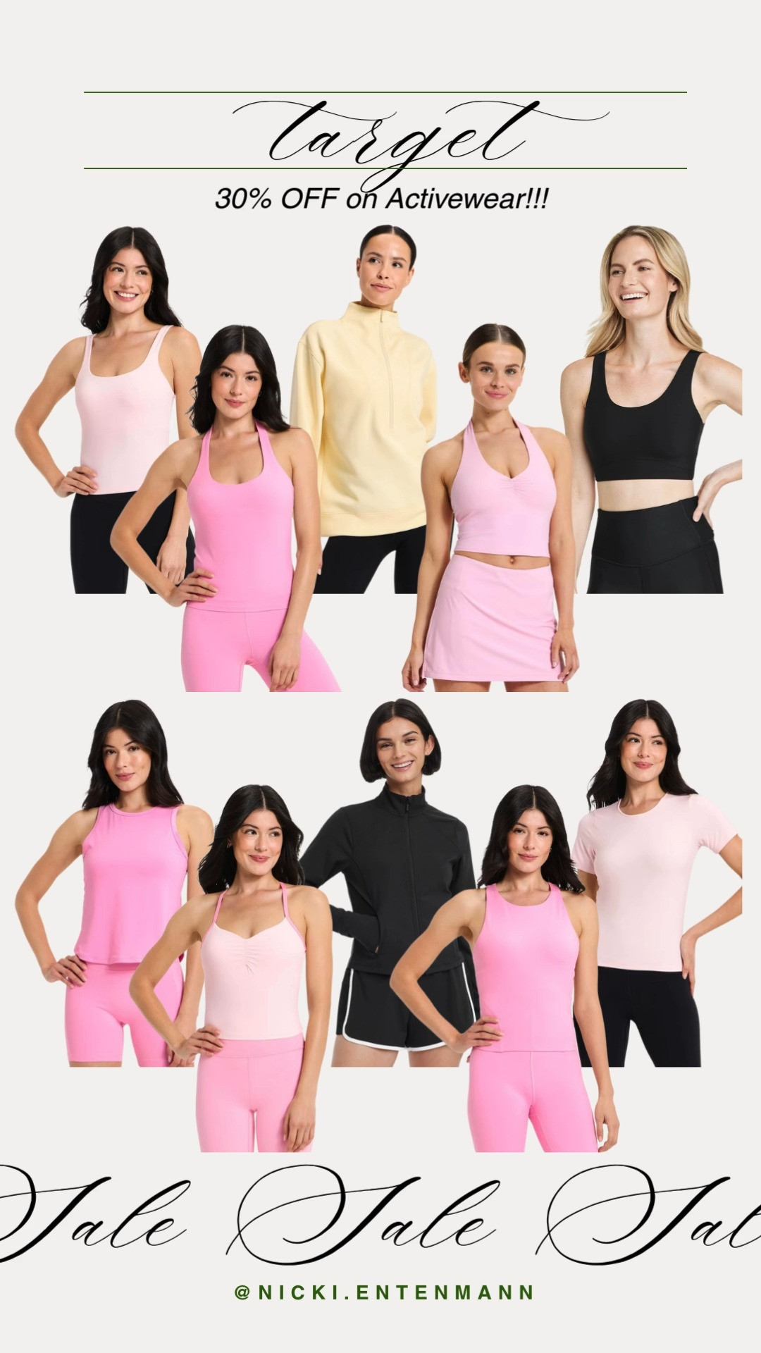 Target currently has a great sale on women's activewear with 30% off select styles! 🎯The perfect time to grab those pieces you've been eyeing. Whether you need new leggings, joggers, or workout tops to refresh your routine, there is a huge variety of All In Motion™ and other popular activewear items included in the deal. #TargetStyle #TargetFinds #ActivewearSale #AllInMotion #SpringFitness #TargetDeals #WorkOutInStyle #SaleAlert #GymClothes #FitnessMotivation 

 #LTKootd #LTKActive #LTKSaleAlert