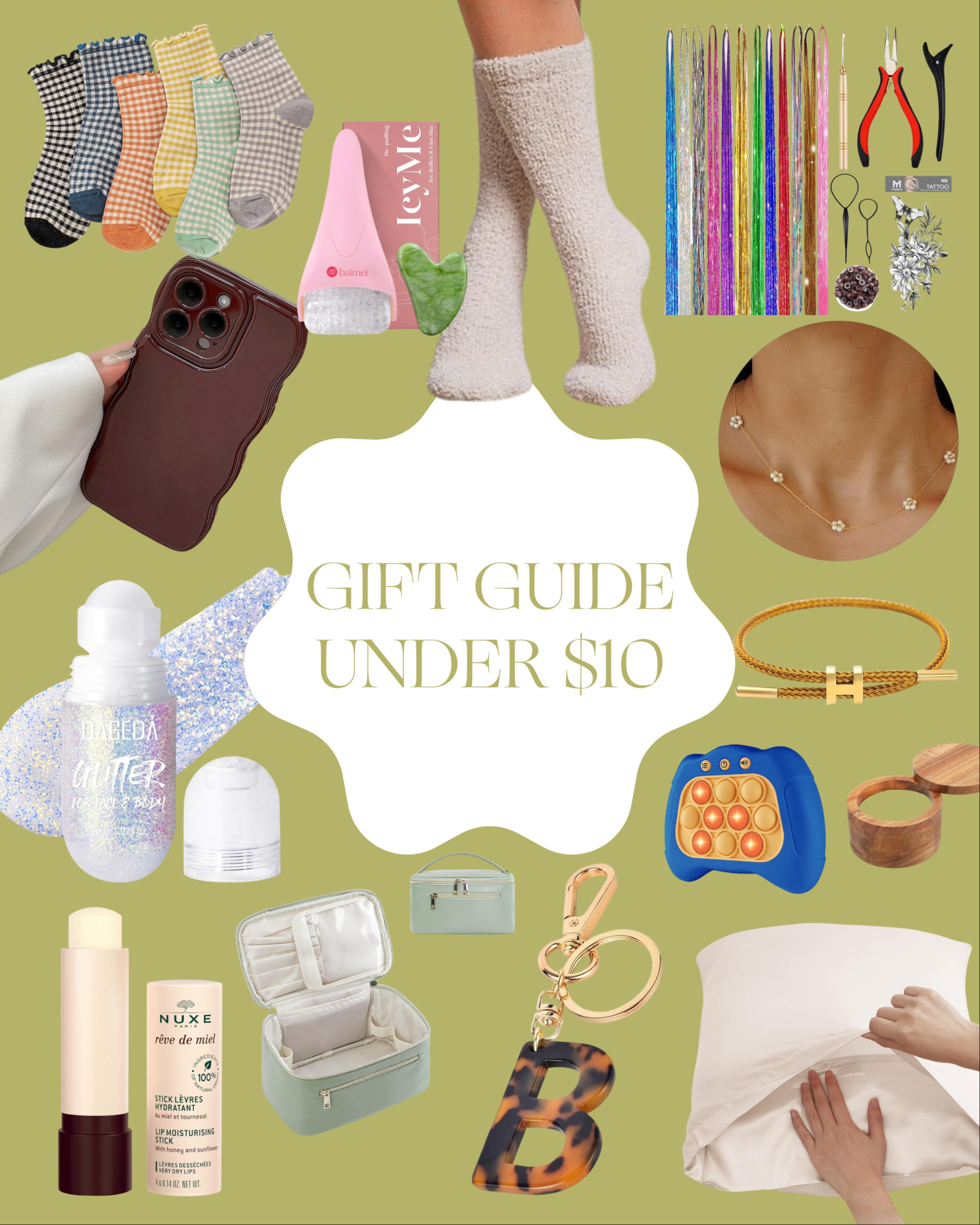 **Thoughtful gifts don’t have to blow your budget.**

These *under-$10 gems* look elevated, feel personal, and are perfect for teachers, neighbors, hostesses… or the friend who suddenly hands you a surprise gift at pickup.

**Hot tip:** keep a few of these wrapped and ready in a drawer. Instant reciprocation. Zero stress. *Easy peasy.*


💛 Like + share this post to save it for later (and help your future self).

@amazon @amazonhome @target @elmersproducts @resqme.inc @sally_hansen @urbanoutfitters @walmart 

 #LTKGiftGuide #LTKHoliday #LTKmomlife