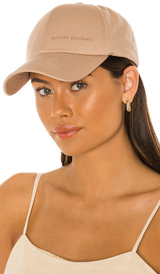 Baseball Cap in Beige | Revolve Clothing (Global)