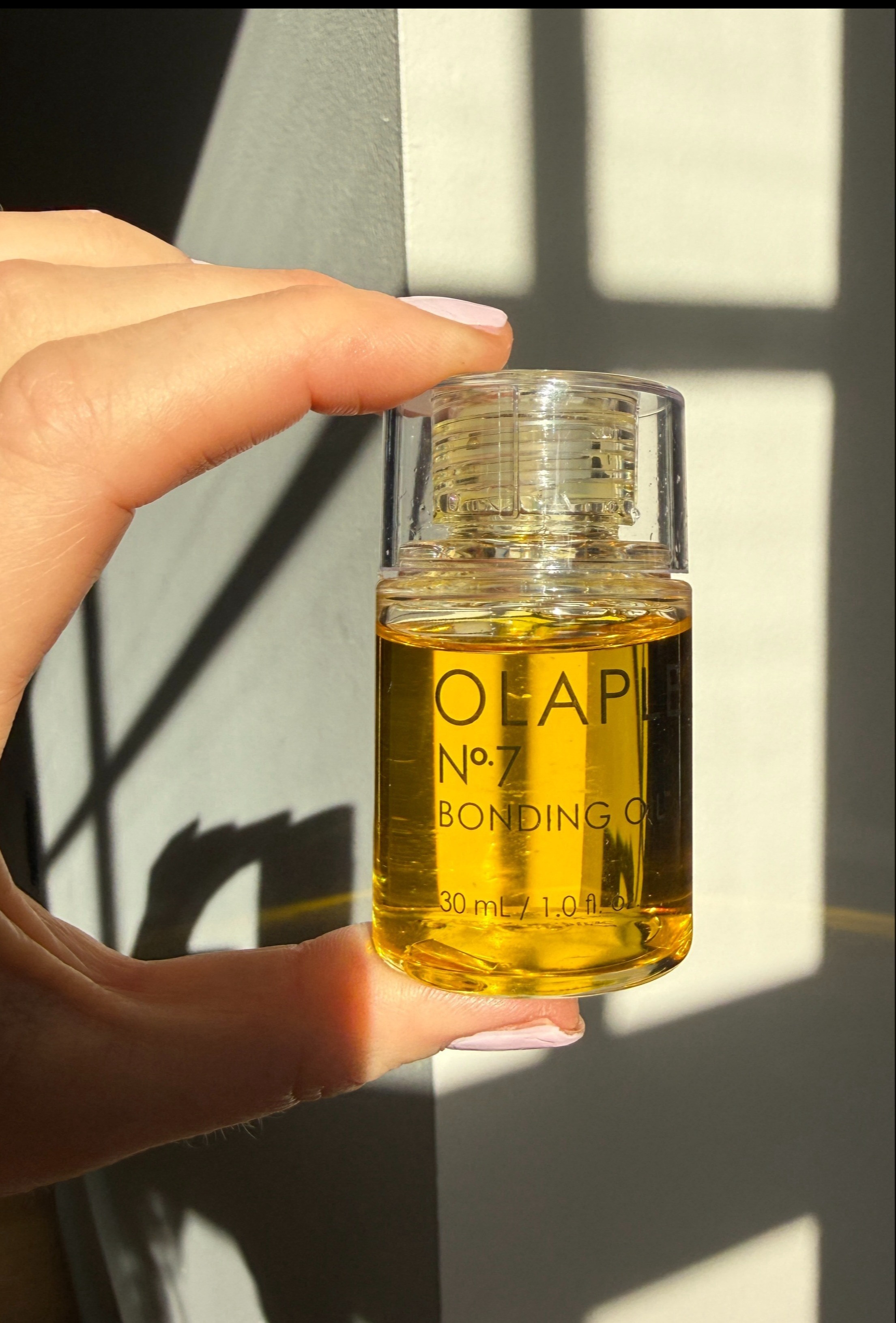 Olaplex No. 7 Bonding Oil is that one product I never skip 💛

Lightweight but powerful, this hair oil smooths frizz, boosts shine, and protects hair from heat up to 450°F. A few drops are all you need to strengthen, soften, and tame flyaways without weighing hair down.

Perfect for blow-dry days, styling with hot tools, or just adding a glossy finish to air-dried hair. Safe for color-treated hair and smells amazing.

✨ Pro tip: Apply to damp hair before styling, then tap a tiny bit on the ends once dry for extra shine. 

 #LTKdayinmylife #LTKgrwm #LTKmomlife