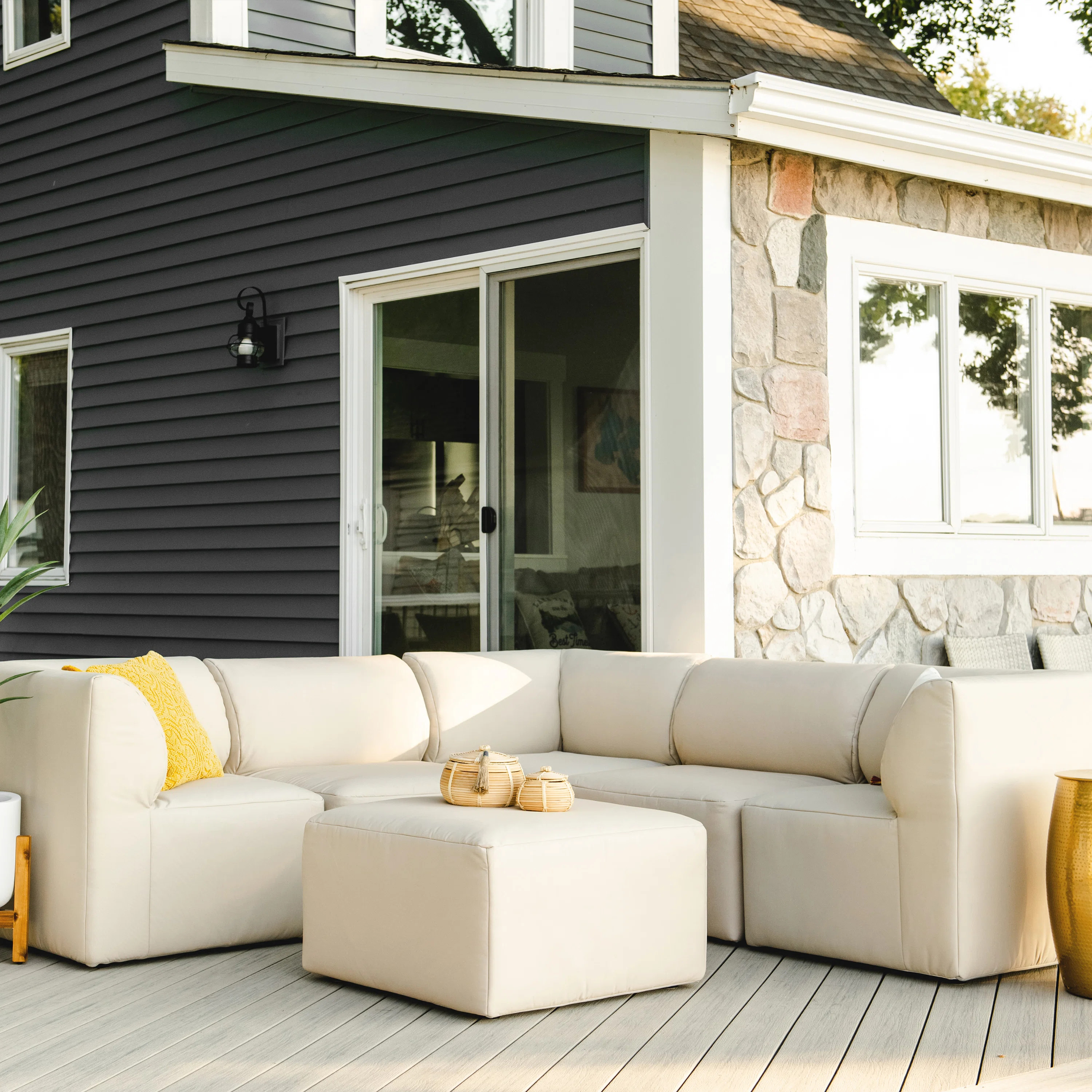 Big Joe Patio 6 Piece Outdoor Sectional | Wayfair North America