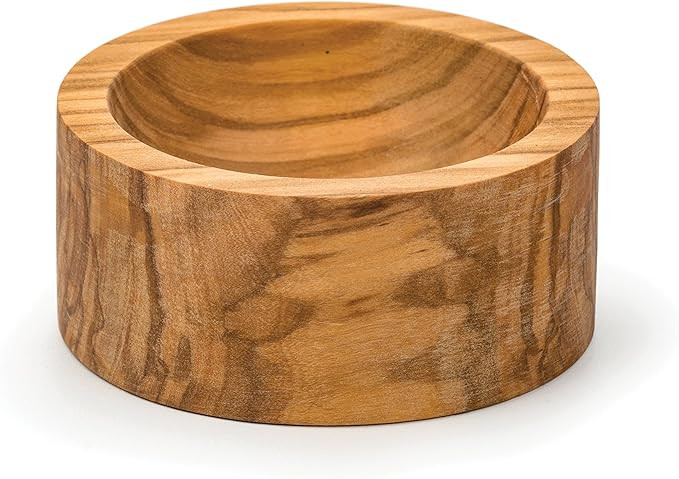 RSVP International Olive Wood Condiment Pinch Bowl, 3" | Rustic, Natural Authentic Italian Olive ... | Amazon (US)