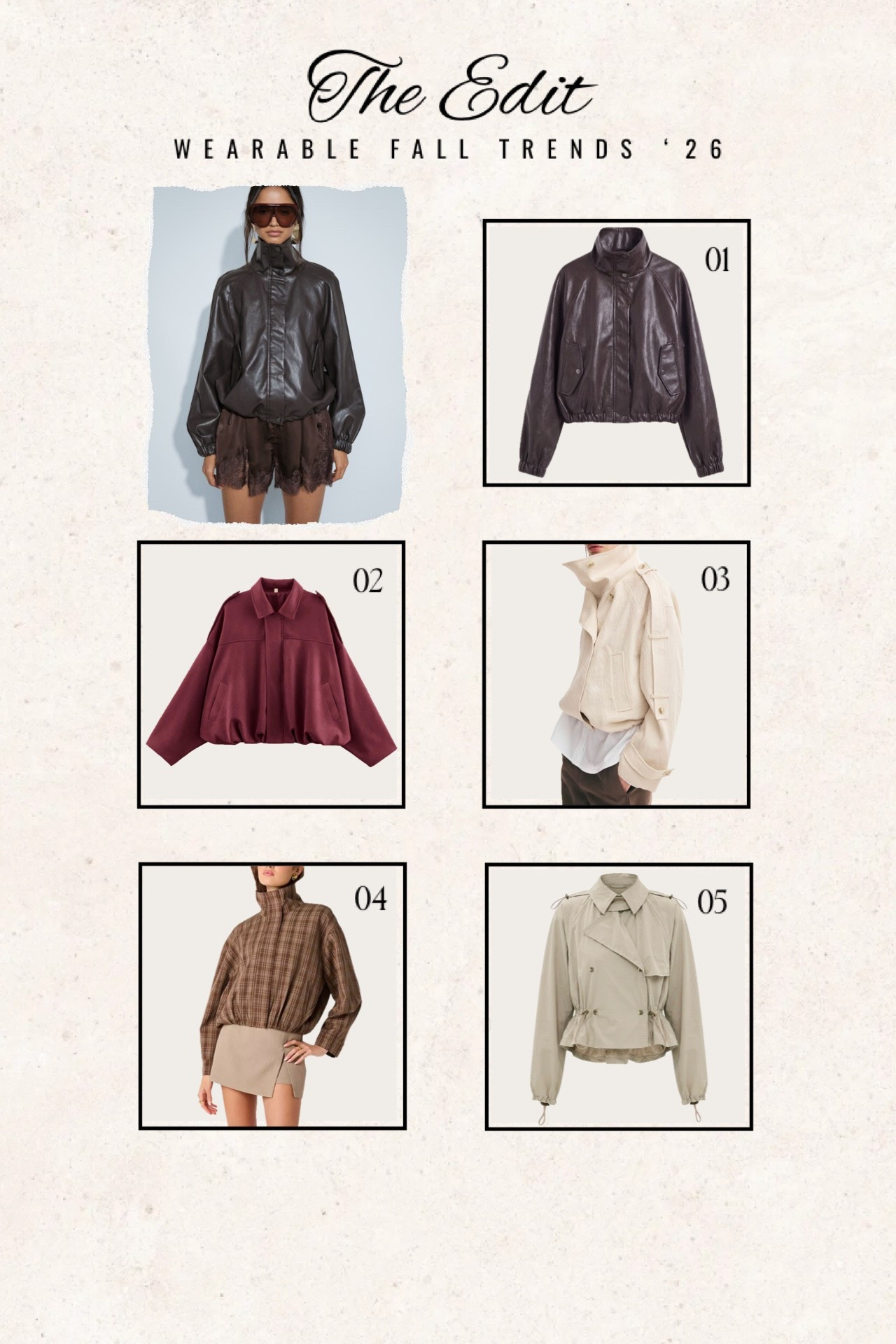 Wearable fall trends 🤎 Jackets 

#jacket #amazon #fallstyle #falljacket #suedejacket denim jacket leather

#LTKootd #LTKgrwm #LTKOver40