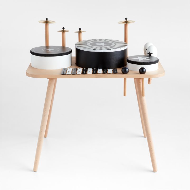 Be The Band Wooden Music Table | Crate & Kids | Crate & Barrel