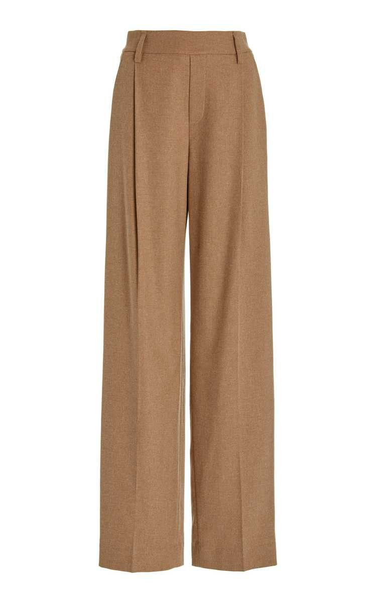 High-Waisted Flannel Pants | Moda Operandi (Global)