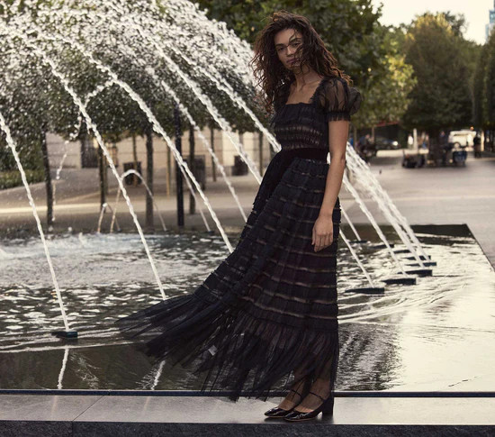 Celestia Dress - Black | DÔEN | DOEN