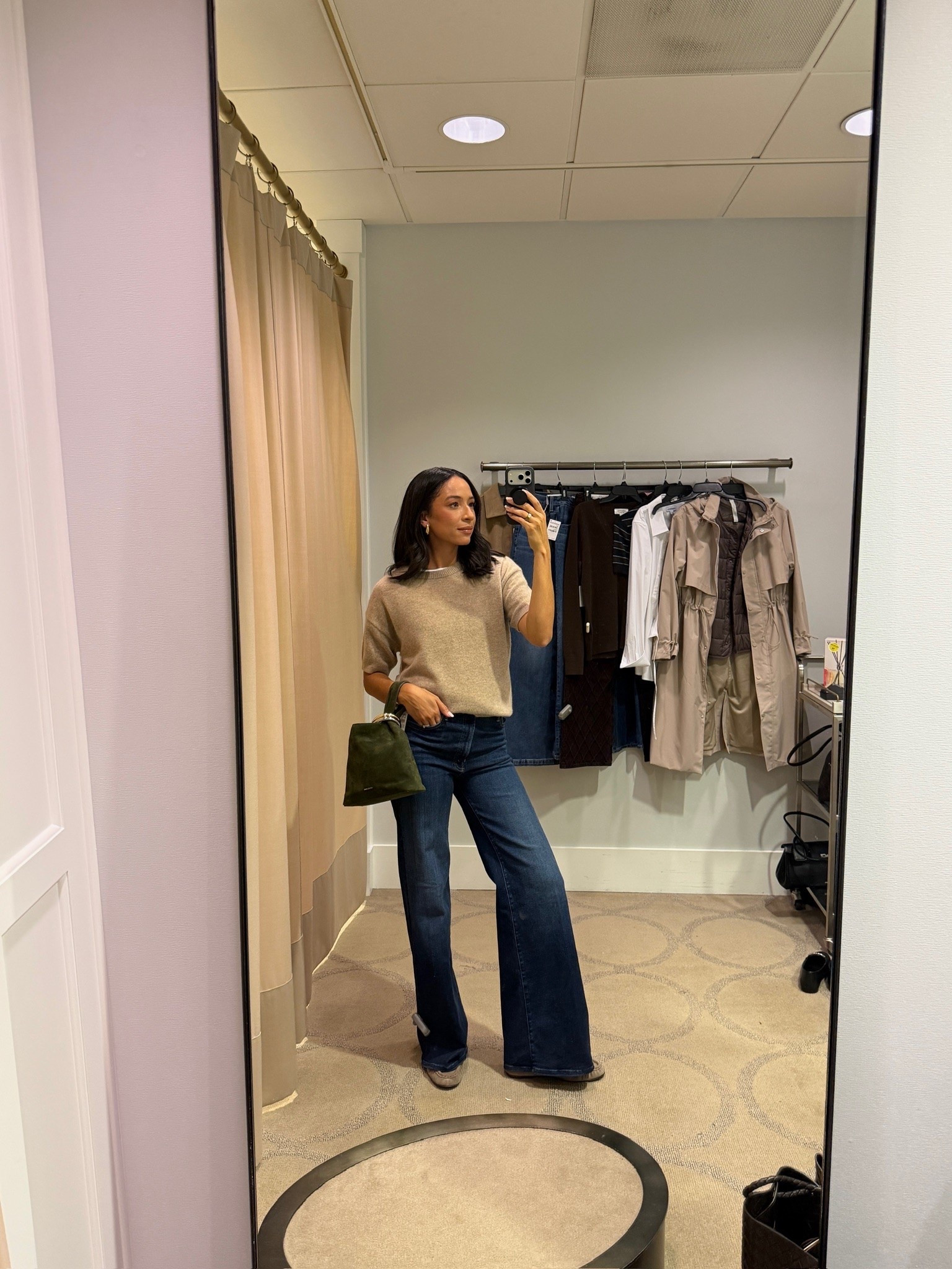 Fall outfit 🍁🍂 Wearing size S short sleeve cashmere sweater (under $100), jeans fit tts 

fall fashion, nsale, nordstrom sale, nordstrom anniversary sale, nordstrom sale outfit, sale outfit, fall shoes, mom outfit, postpartum outfit, casual outfit, casual chic outfit, mother jeans, designer jeans

#LTKSaleAlert #LTKSeasonal