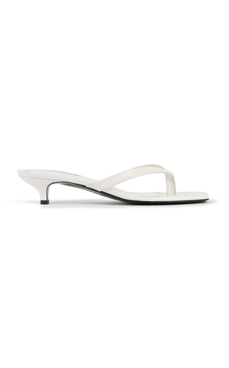 Croc-Embossed Leather Flip-Flop Sandals | Moda Operandi (Global)