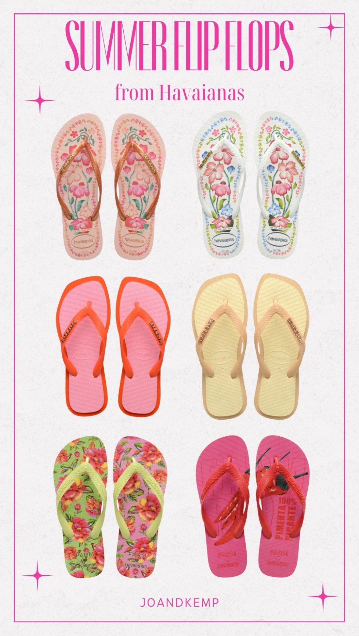 Summer Flip Flops from Havaianas

#LTKStyleTip #LTKSummerEdit #LTKShoeCrush