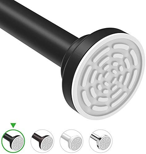 Ausemku Shower Curtain Rod Tension - 40-72 Inch Never Rust Non-Slip Spring Tension Curtain Rod No Dr | Amazon (US)