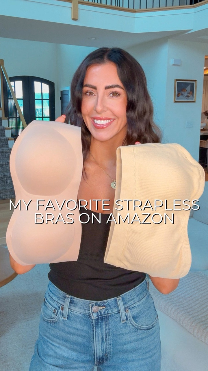 My favorite strapless bras on Amazon! They’re so comfortable and seamless. Wearing a size medium in both! Jeans are in a size 26.

OEAK bras, Amazon Fashion



#LTKSaleAlert #LTKootd #LTKgrwm