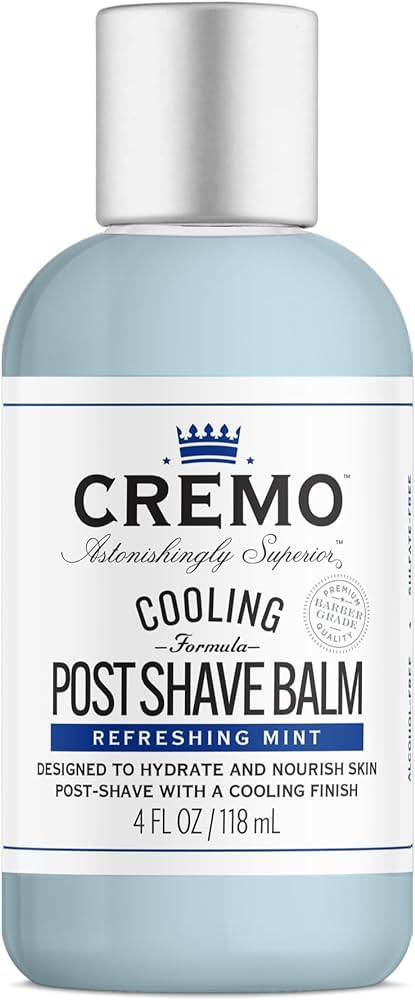 Cremo Cooling Formula Post Shave Balm, Soothes, Cools And Protects Skin From Shaving Irritation, ... | Amazon (US)