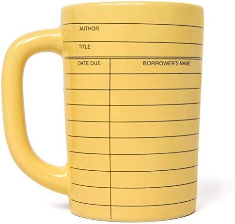 Out of Print Library Card Mug | Amazon (US)