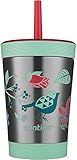 Contigo Stainless Steel Spill-Proof Kids Tumbler with Straw, 12 oz, Sprinkles with Birds & Flowers | Amazon (US)