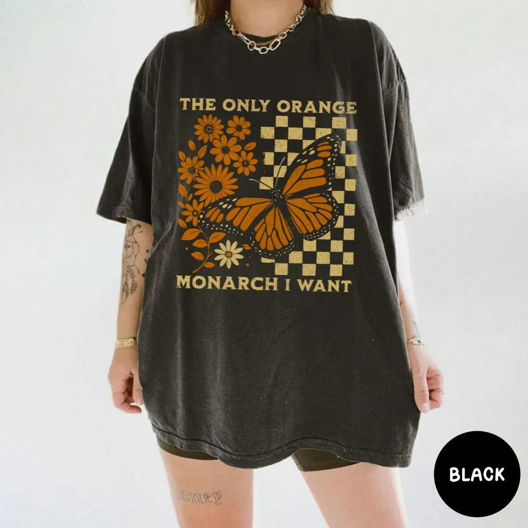 Comfort Colors® The Only Orange Monarch I Want Unisex Shirt, Pro Democracy T-shirt, Anti Monarch... | Etsy (US)