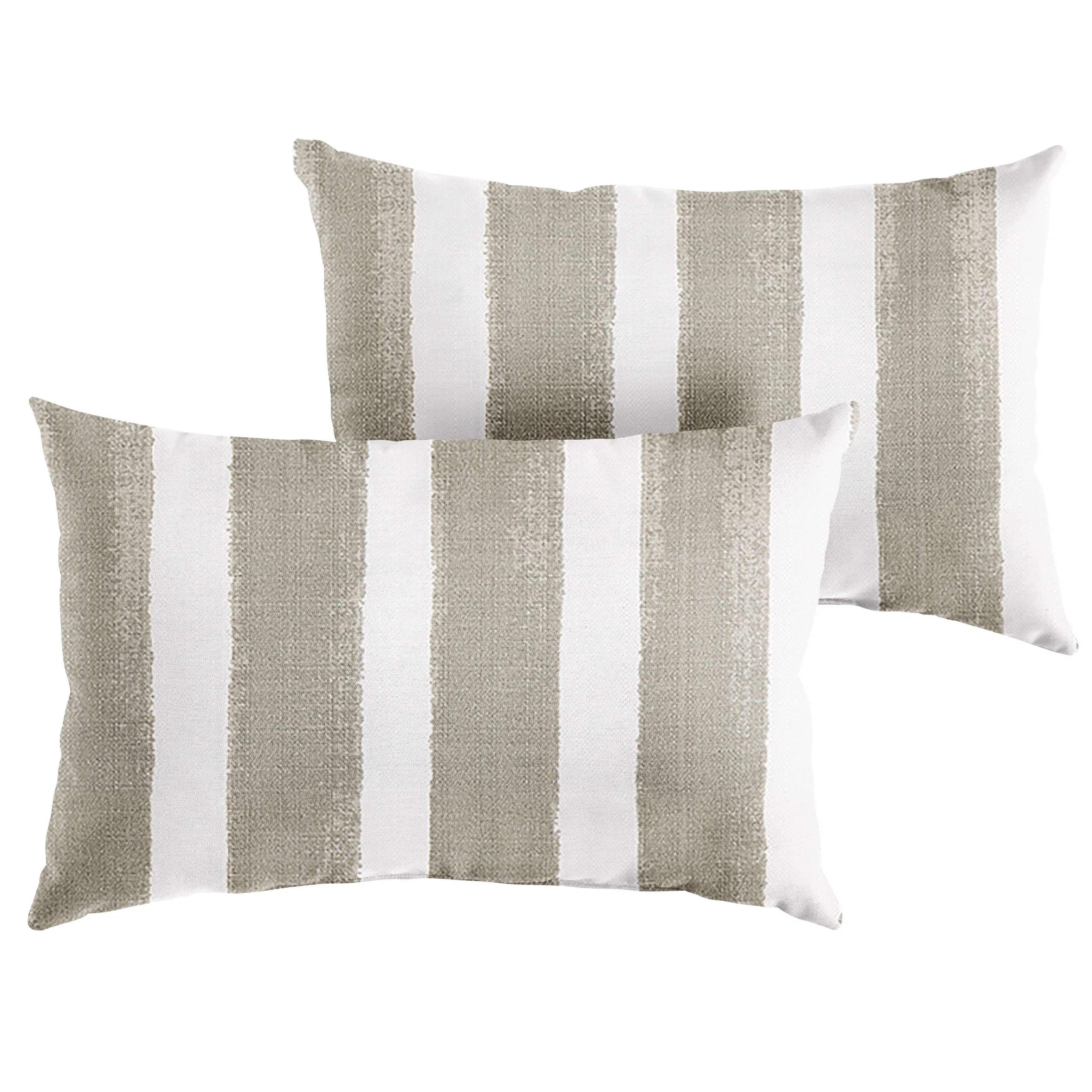 Outdoor Stripe Knife Edge Pillow (Set of 2) | Wayfair North America