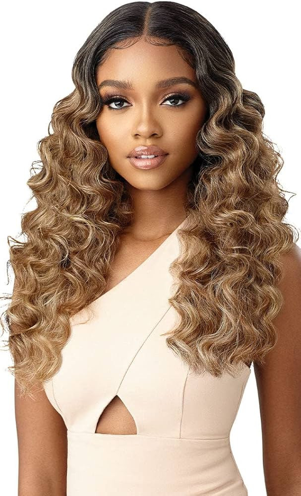 Outre Lace Wig Melted Hairline HD Transparent Lace Redesigned Comfortfit Ear Contour FABIOLA (CRM... | Amazon (US)