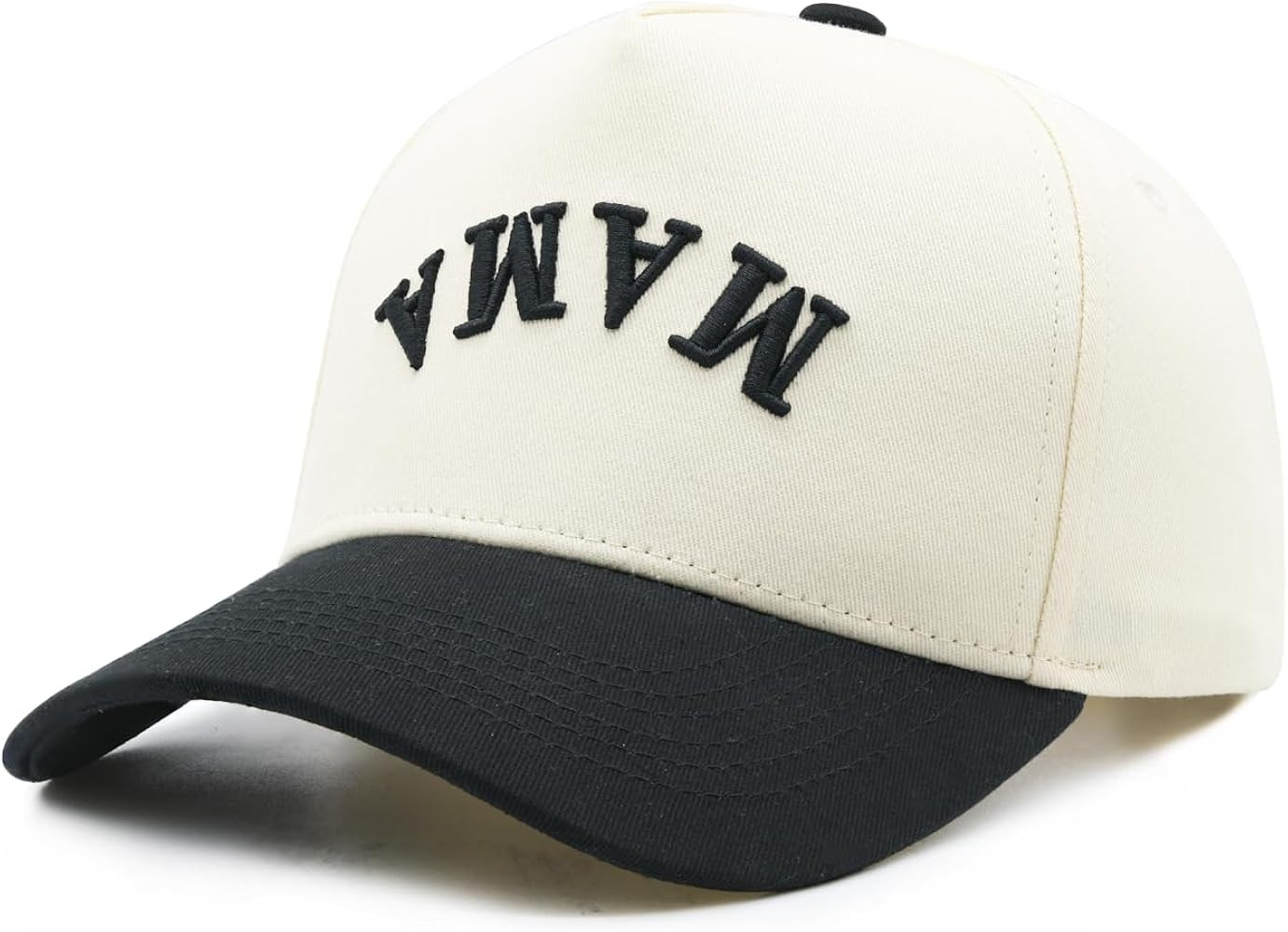 Waldeal Upside Down Mama Trucker Hats for Women, Adjustable Mom Baseball Cap Two Tone Snapback Ca... | Amazon (US)