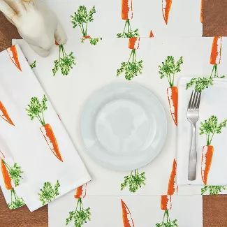 C&F Home Carrots Embroidered Cotton Easter Kitchen Towel | Target