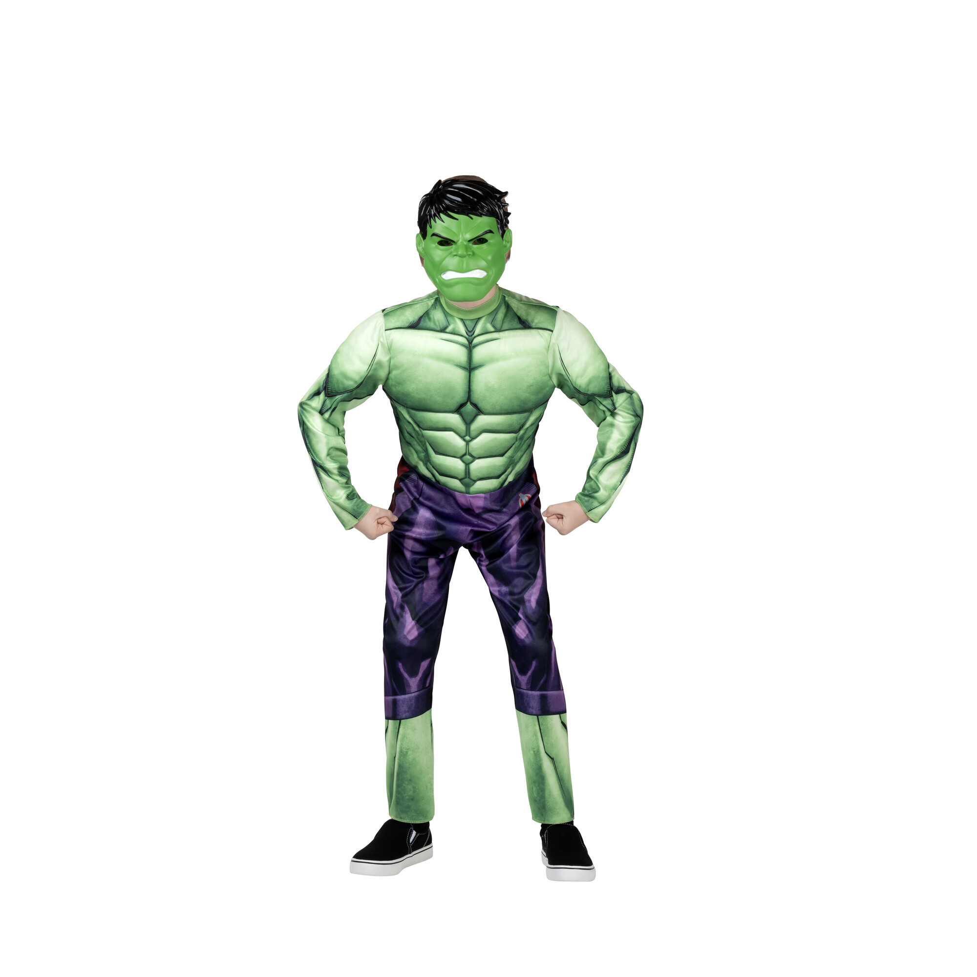 MARVEL Hulk Official Boys Youth Halloween Costume Small - Premium Quality Padded Jumpsuit with Pl... | Walmart (US)