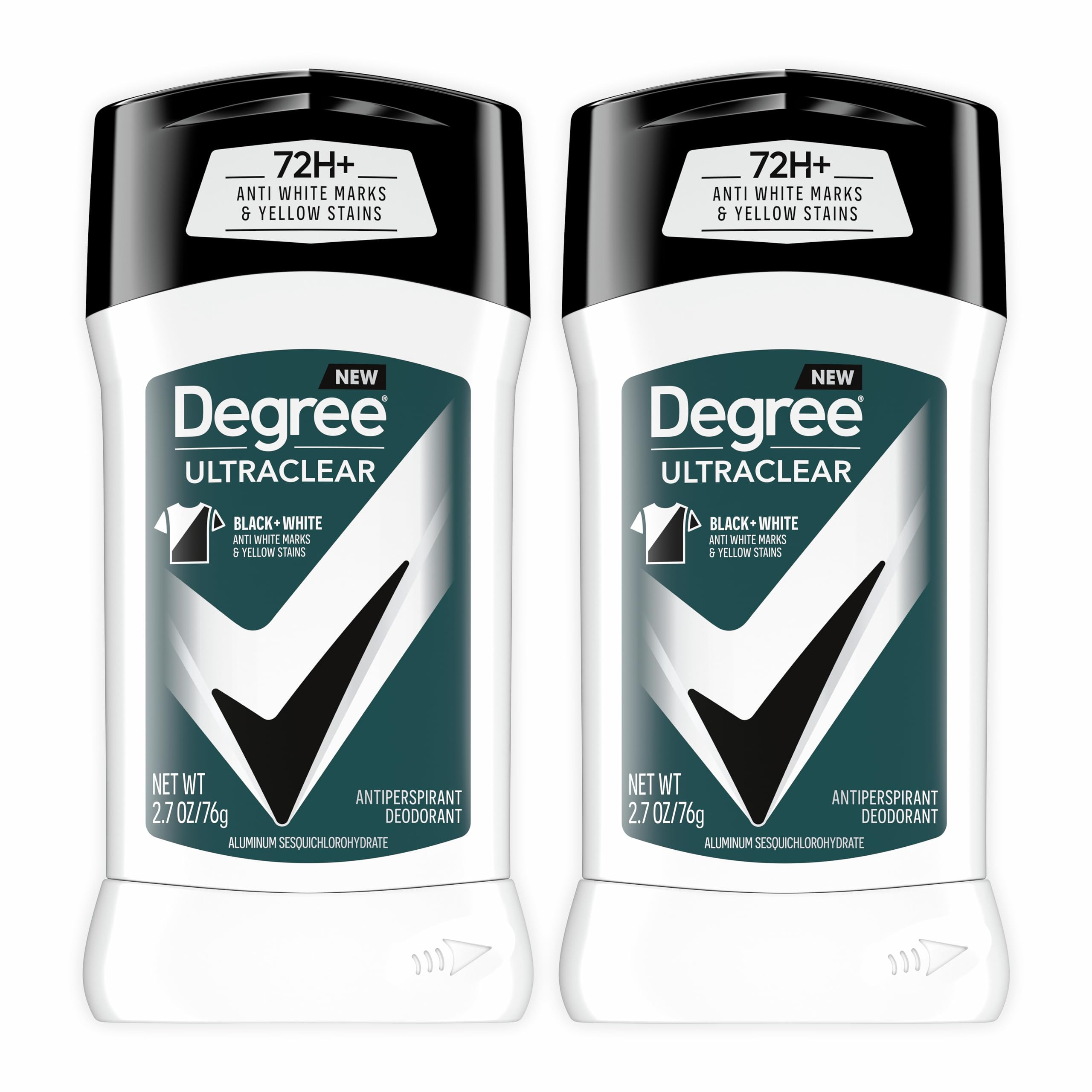 Degree Men UltraClear Antiperspirant Deodorant Black+White 2 Count 72-Hour Sweat & Odor Protectio... | Amazon (US)