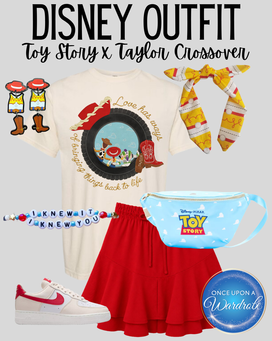 After Toy Story 5, Jessie deserves her own spotlight 🤠❤️

This Disney outfit is inspired by the queen of confidence herself, with a little Taylor crossover for extra fun. The red skort, Toy Story tee, cowgirl accessories, and park-friendly sneakers make it such a cute Toy Story outfit for Hollywood Studios, Toy Story Land, Pixar Day at Sea, Disneyland, or any Disney vacation.

Jessie girls, this one is for you. 

 #LTKootd #LTKmomlife #LTKTravel