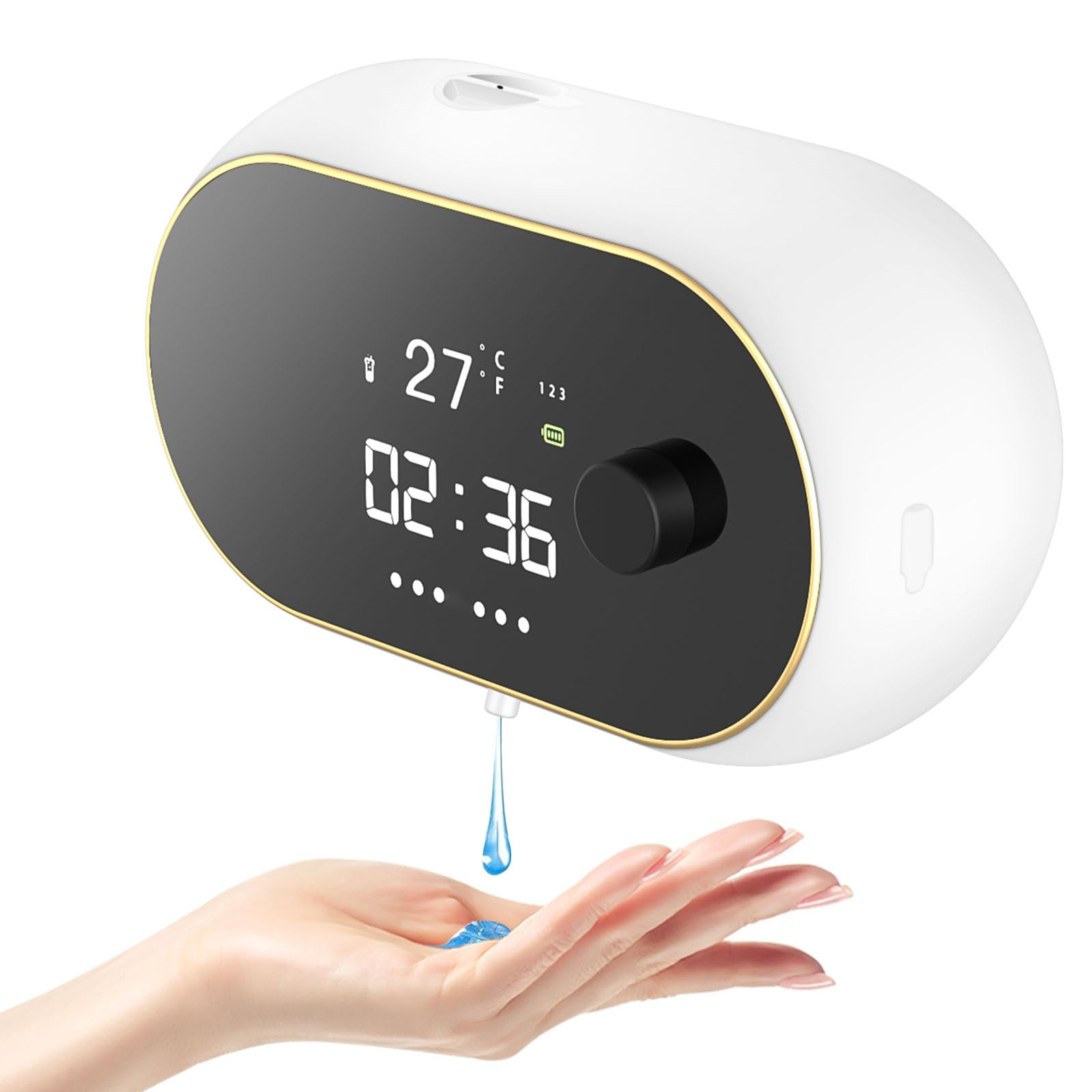 Automatic Soap Dispenser Liquid Bathroom: Wall Mount Rechargeable Touchless Adjustable Auto Smart... | Amazon (US)