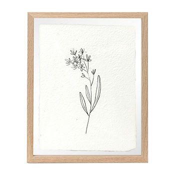 11X14 Floral Piece Under Glass | JCPenney