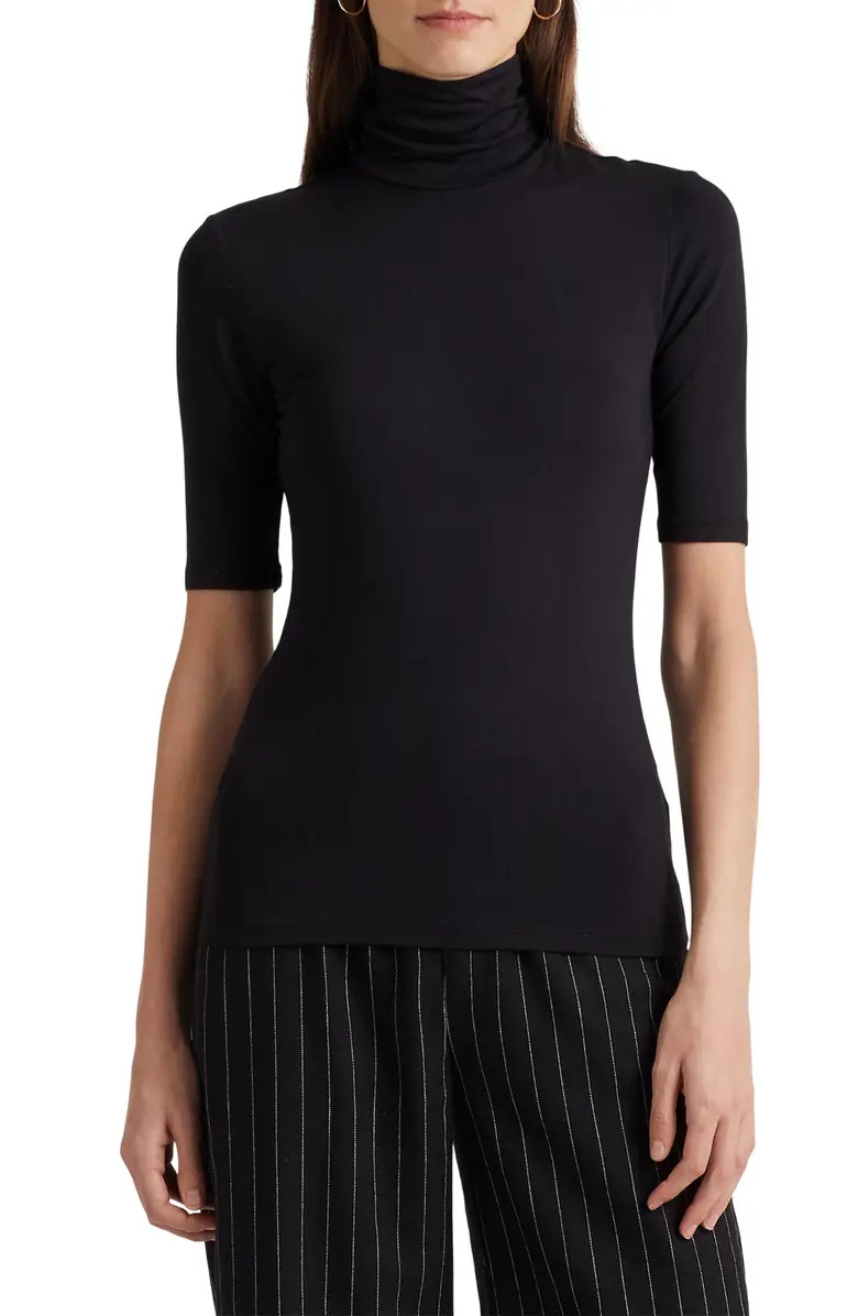 Jersey Turtleneck Top | Nordstrom