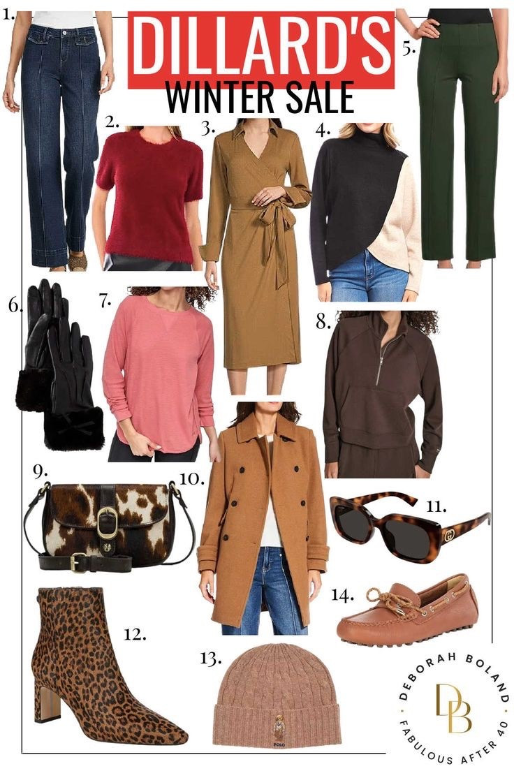 Winter layers, cozy knits, and serious savings ❄️
The Dillard’s winter sale is the perfect excuse to refresh your cold-weather wardrobe—think timeless sweaters, polished outerwear, and everyday staples you’ll wear on repeat. I love using sales like this to invest in quality pieces that last well beyond one season. 

#LTKootd #LTKOver40 #LTKSeasonal