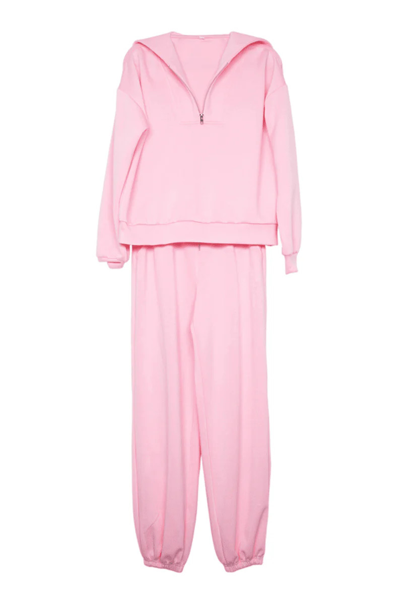 Pink Scuba Pants Set Matching | Katydid