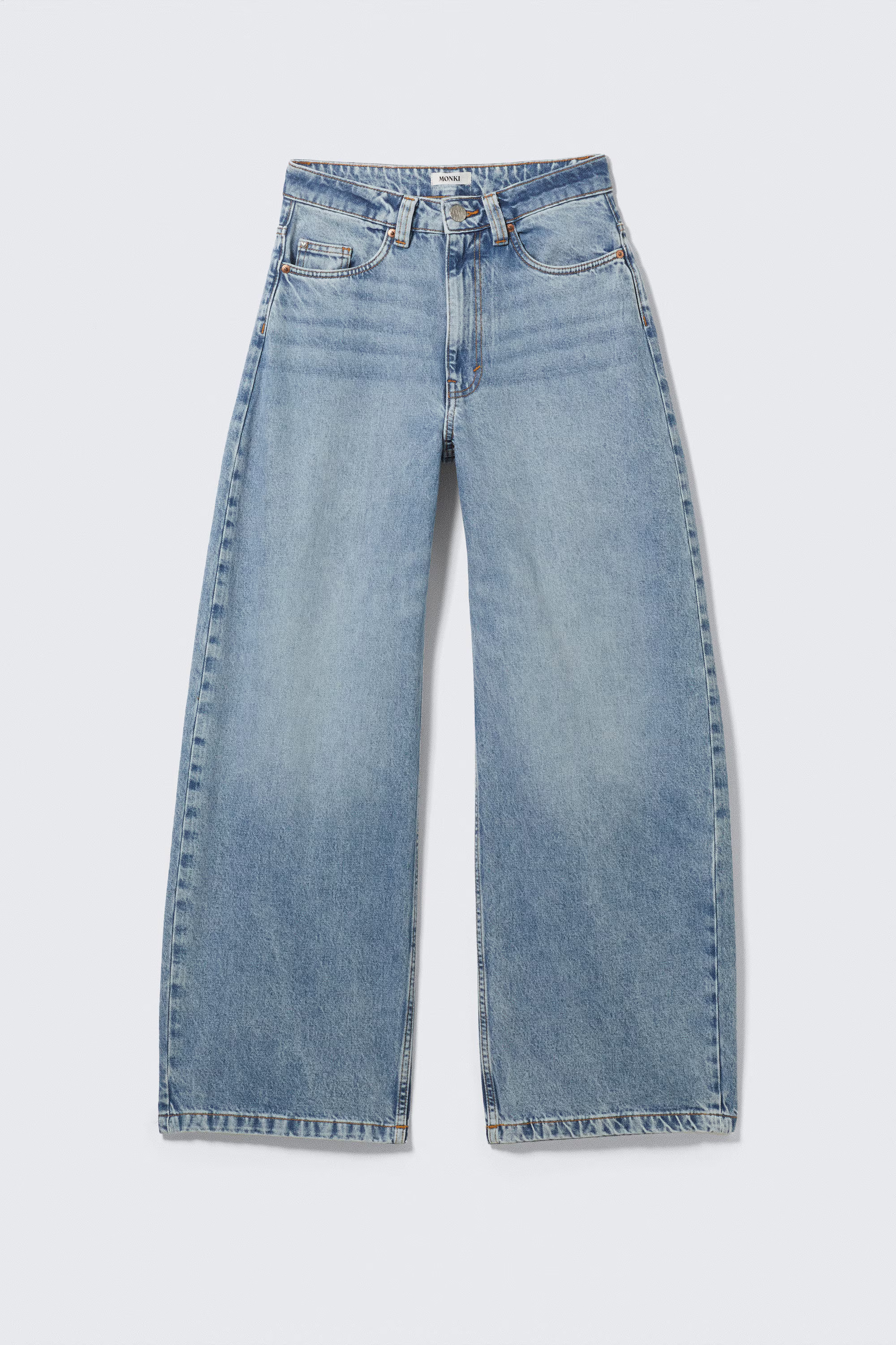 High Waisted Cocoon Leg Jeans | Weekday