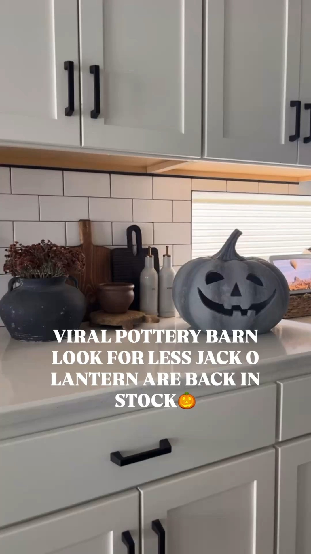 Viral pottery barn look for less Jack-o-lanterns are back in stock! Run before they sell out🏃🎃

#LTKSeasonal #LTKHome